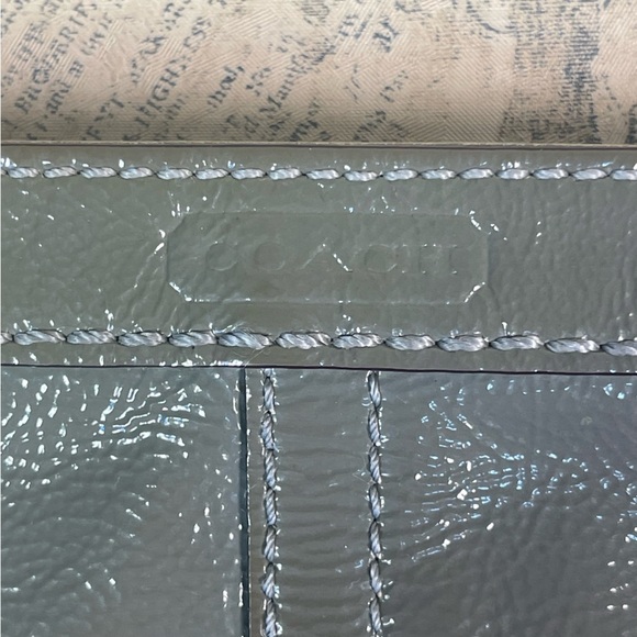 Coach gray leather wristlet - Picture 8 of 10